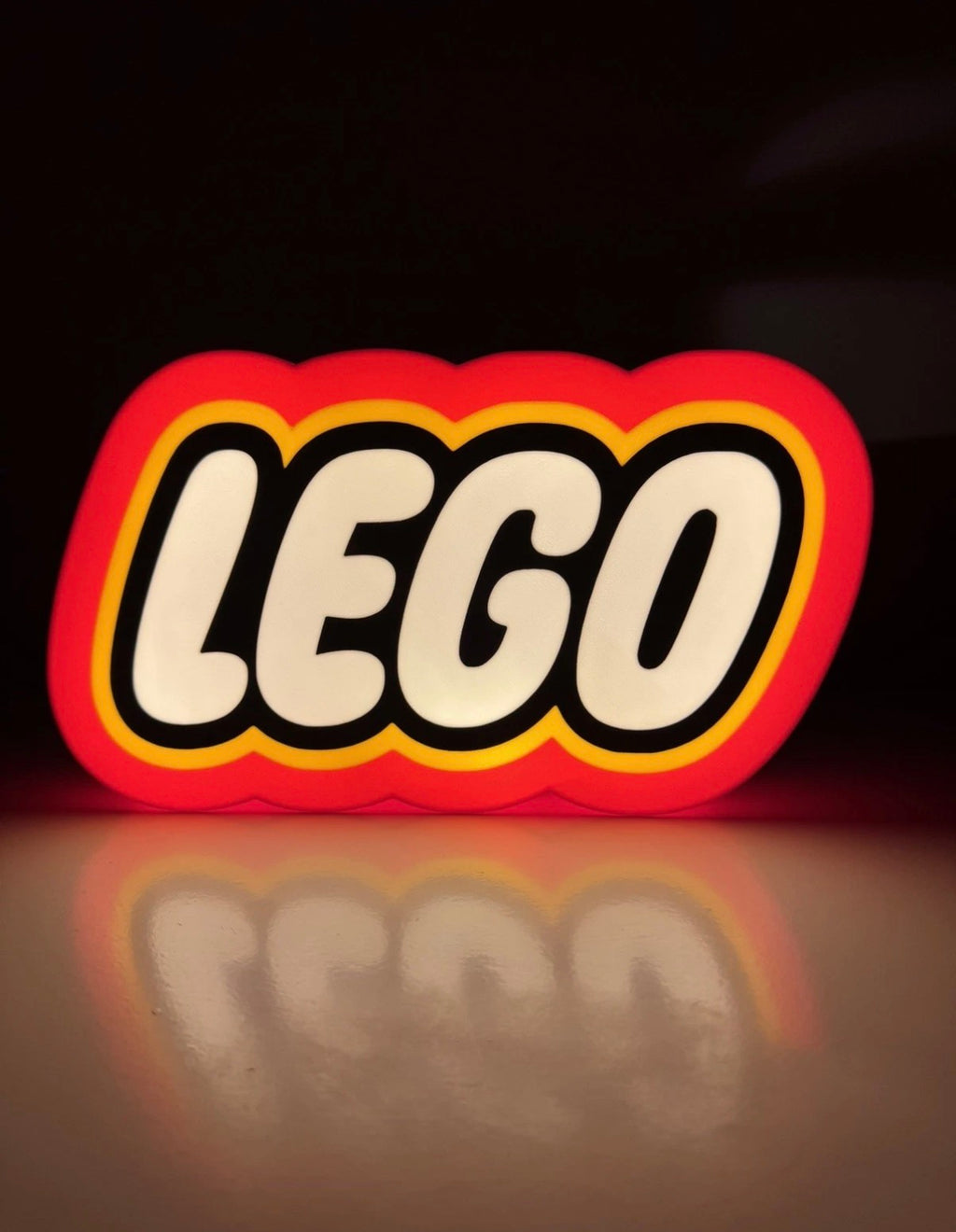 LEGO Logo LED Lightbox - USB Powered Display Sign