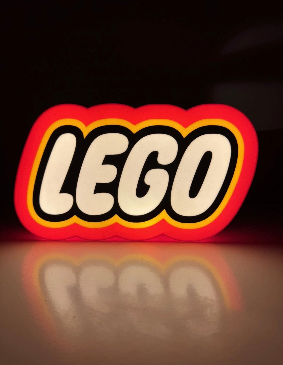 LEGO Logo LED Lightbox - USB Powered Display Sign