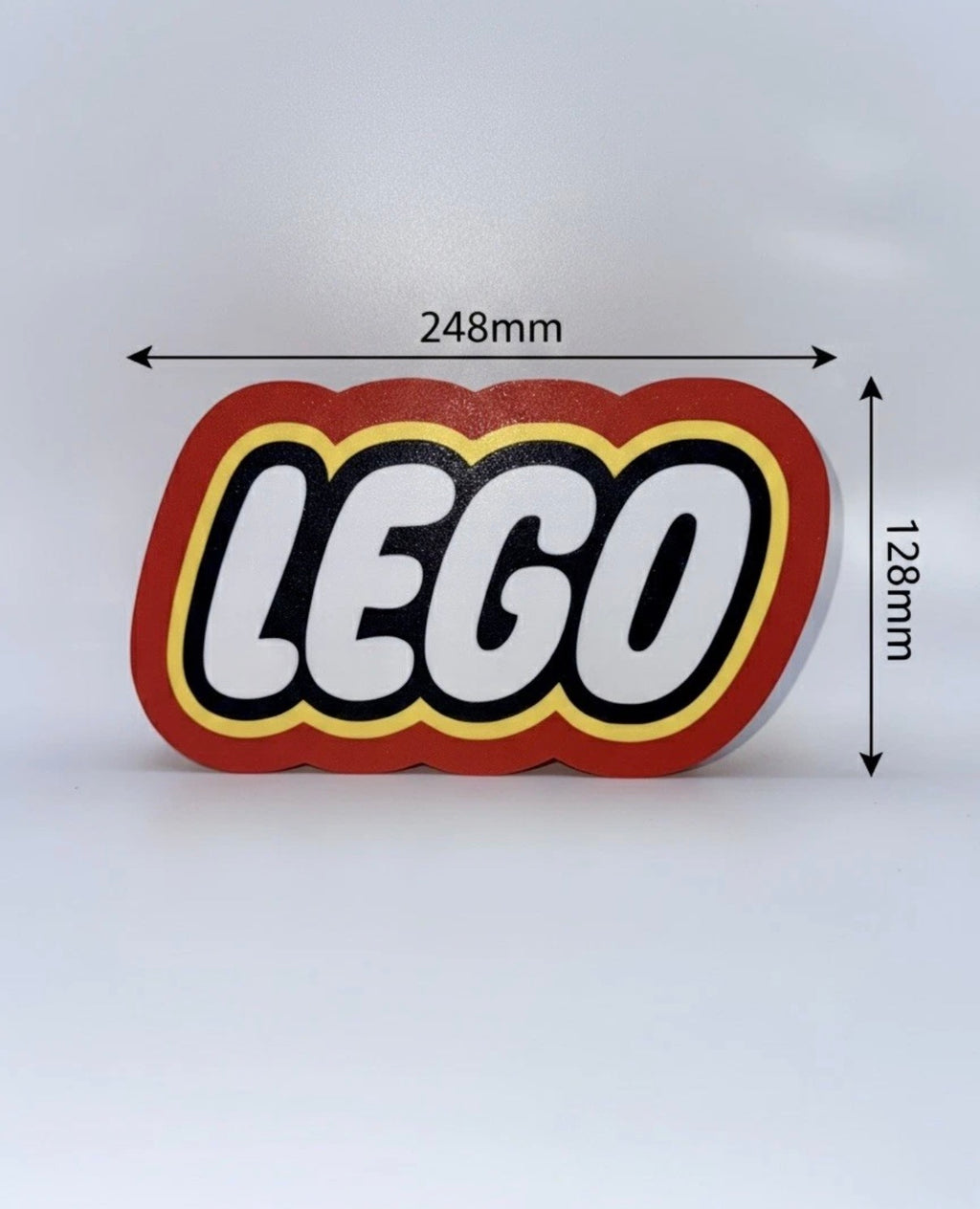 LEGO Logo LED Lightbox - USB Powered Display Sign
