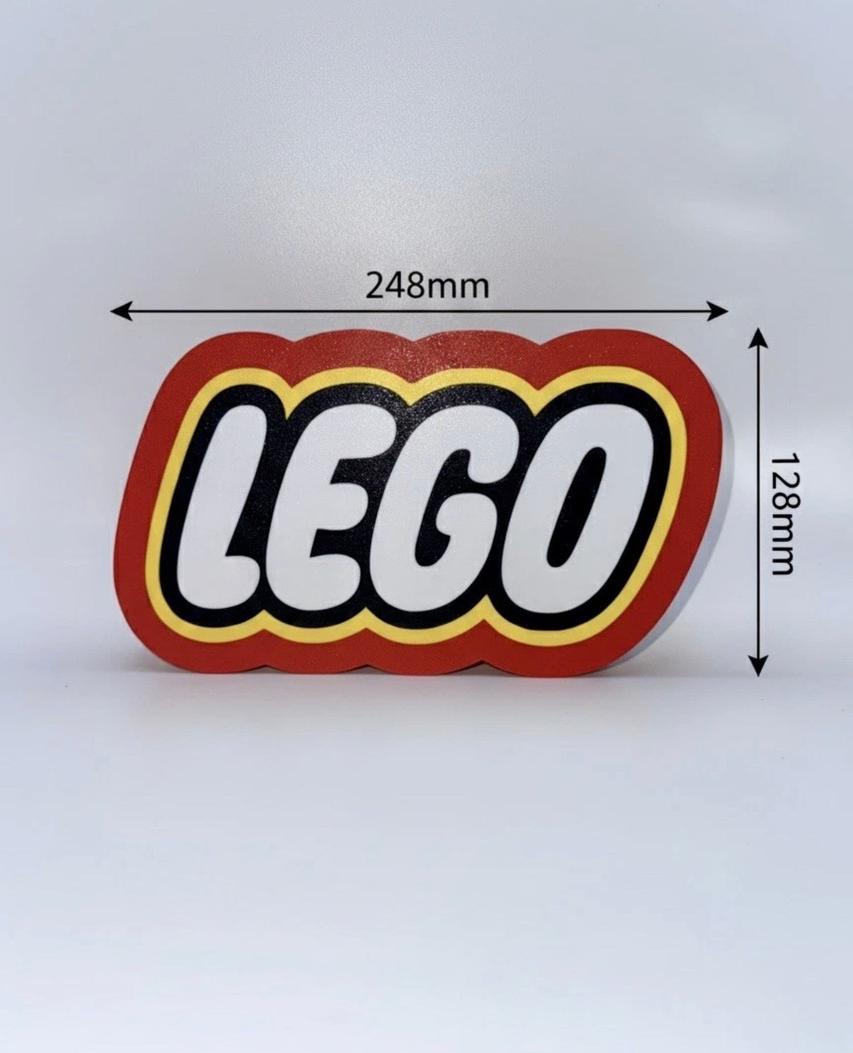 LEGO Logo LED Lightbox - USB Powered Display Sign