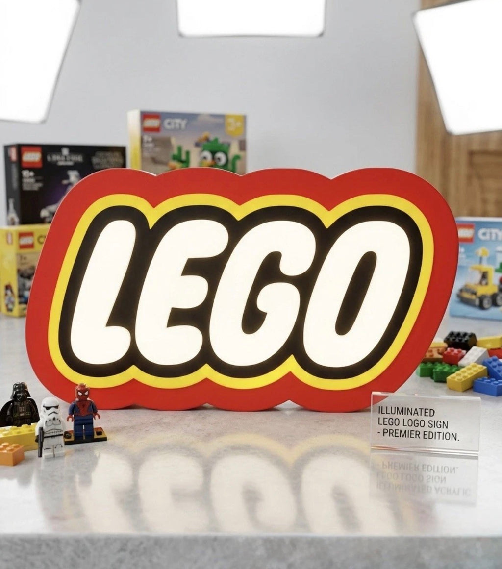 LEGO Logo LED Lightbox - USB Powered Display Sign