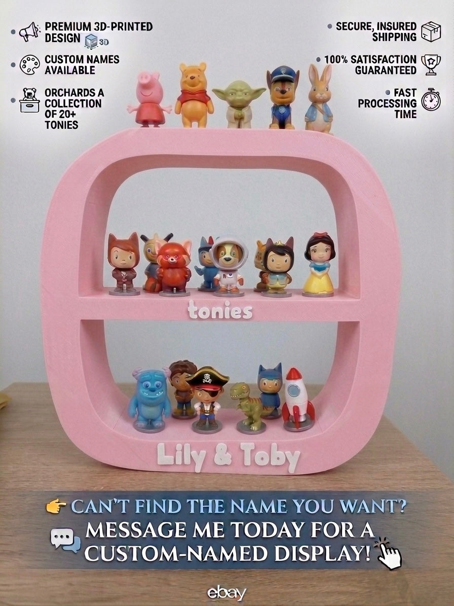 Personalized Tonie Character Display Shelf – The Ultimate Storytime Organizer