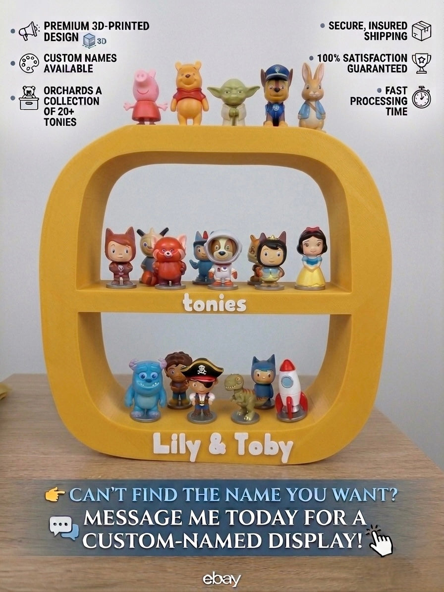 Personalized Tonie Character Display Shelf – The Ultimate Storytime Organizer