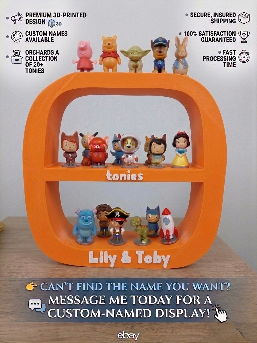 Personalized Tonie Character Display Shelf – The Ultimate Storytime Organizer