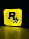 Rockstar Games LED Light Box – Premium Gaming Decor
