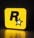 Rockstar Games LED Light Box – Premium Gaming Decor