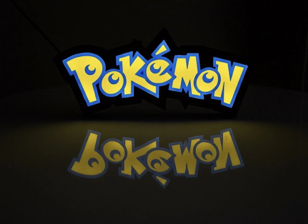 Pokémon Logo Lightbox Sign - LED Display - Fan Art