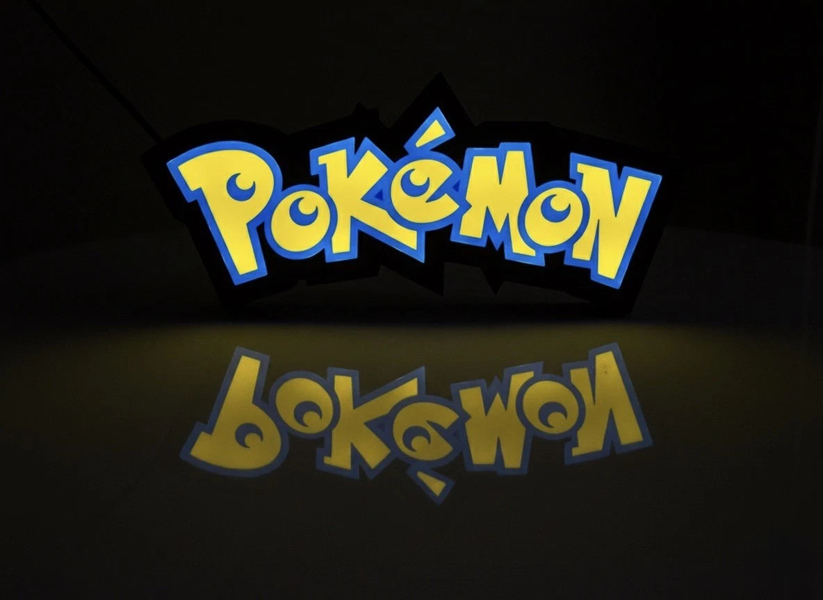 Pokémon Logo Lightbox Sign - LED Display - Fan Art